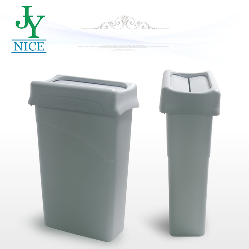 Commercial Office Ecofriendly Waste Bin with Lid 90L Bottle Paper Classification Container PP
