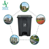 Customized Waste Recycling Bin Household Kitchen Trash Can with Lid 30L 45L 68L 87L HDPE Outdoor Use Garbage Dustbin