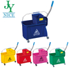 24Qt. Mop Buckets with Side Wringer Yellow Built-in Mop Holder On Wringer Front