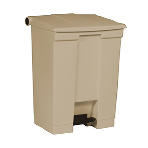 High Quality PP Plastic Fireproof Garbage Can with Foot Pedal Restaurant Dining Room Food Rubbish Waste Bin