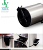 Wholesale 5L 8L 12L Pedal Waste Bin with Lid Office Hotel Lobby Stainless Steel Fingerprint Resistant Trash Can