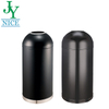 Good Quality Industrial Park Stainless Steel Trash Can Outdoor Passage 50L 65L Round Metal Rubbish Barrel