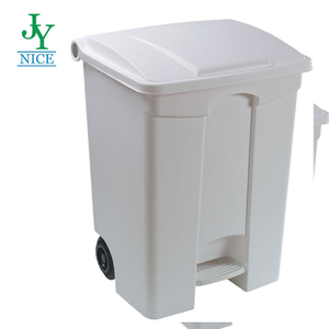 Wholesale Smart Recycle Commercial with Caster Rubber Wheels Easy Moving Garbage Bin Trash Can Waste Bin