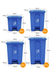 New Design Trash Bin Waste Bin Garbage Can with Pedal Storage Packing Design for Outdoors Office Farm