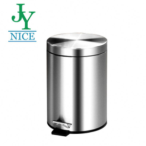 Kitchen Foot Step Colorful Pedal Waste Bin with Flat Lid High Quality Stainless Steel Recycle Garbage Bin