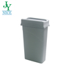 87Qt. Bottle Classification Dustbin Outdoor Waste Container Square Park Ash Bin with Lid Slim Jim Plastic Waste Bin