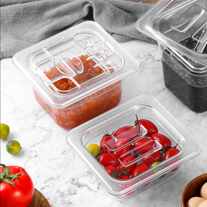 Airtight Blueberry Strawberry Storage Container Pans With Multi-Shape Lids 6 Sizes Available