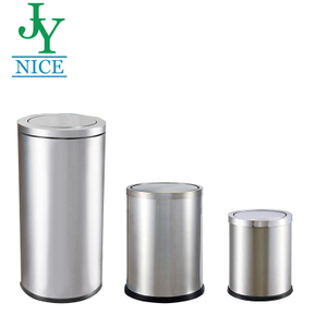 Large Trash Cans Lobby Trash Can Hotel Stainless Steel Swing Bin