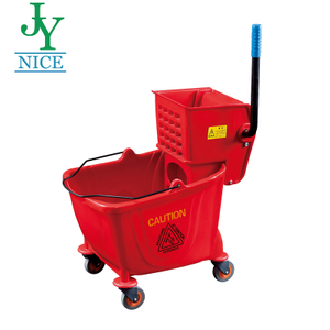 36QT High Quality Plastic Heavy Duty Public Places Mop Bucket With Wringer
