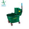 Mop Bucket With Iron Wringer on Wheels Cheap Floor Cleaning Water Mop And Bucket