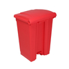 Outdoor Movable Plastic Square Dustbin 120l With Wheels For Hospital Medical Use 50l 100l Lifter Available