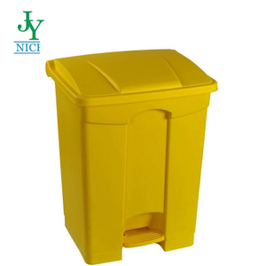Wholesale Government Hotel Hospital School Garden Outdoor Indoor Plastic Trash Can 30l/45l/68l/87l Foot Pedal Garbage Bin