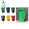 New Design Hospital Medical Large Plastic Waste Bin with Wheels Lid Farm Garbage Bin 240 L