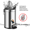 Smart Stainless Steel Hands-free Pedal Trash Can for Hotel Household Kitchen Waste Bin
