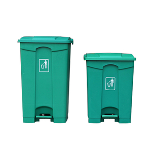 Plastic Rubbish Bin 30L 45L 68L 87L Home Garden Outdoor Recycling Fireproof Garbage Trash Can