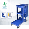 High Quality Indoor Outdoor Plastic Housekeeping Cleaning Cart with 