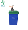 87Qt. Kitchen Dustbin With Lid Waste Container Square Park Ash Bin with Lid Slim Jim Plastic Waste Bin