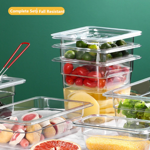 New Plastic Gastronorm Pan With Lid Safe Polycarbonate Material Food Pans
