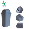 outside Street Swing Top Trash Can Wholesale High Strength Plaza 32L 45L PP Plastic Garbage Can