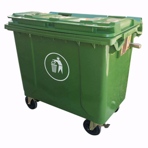 240L/360L/660L/1100L big outdoor plastic rubbish bin collection trash can waste bin