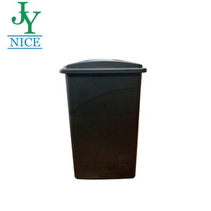 Kitchen Food Waste Sorted Bin with Lid Black Blue Yellow 90L Plastic Street Park Paper Bottle Rubbish Garbage Can