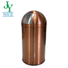 Bedroom Waste Bin with Push Lid Full Collection Environment Stainless Steel Bullet Recycled Litter Bin/trash Can/dustbin