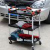 Plastic service utility carts folding service trolleys tool box trolley
