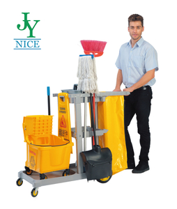 Clean Trolley Janitor Cart Cleaning Service Cart