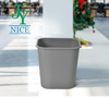 2021 New Design Mini Top-open Plastic Waste Bin for Apricot 8L 15L Recycle Kitchen Rubbish Bin for Hotel Cafe