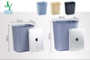 House Home Mini Top-open Plastic Waste Bin Black Blue Apricot 8L 15L Small Kitchen Rubbish Bin