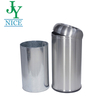 65L round kitchen garbage bin hotel room stainless steel 13 gallon Customized Bullet Open Top waste bin/trash can