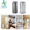 65L round kitchen garbage bin hotel room stainless steel 13 gallon Customized Bullet Open Top waste bin/trash can