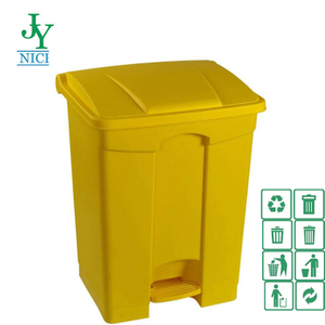Eco-friendly Sorting Medical Pull Out Waste Bin Tall Large Foot Pedal Clinical Plastic Garbage Can