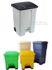 Movable Environmental Commercial Industrial Used Trash Bin with Rubber Wheels Waste Bin