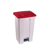 High Quality PP Plastic Fireproof Garbage Can with Foot Pedal Restaurant Dining Room Food Rubbish Waste Bin