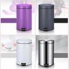 stainless Trash Can with Recycling Bin Black small trash can with lid for bathroom