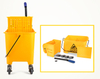 JYMW-007A 24L Yellow Blue Plastic Stainless Steel Rectangle Round Square Mop Wringer