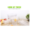 Fruits Storage Pans Fresh Keep Orange Apples Banana Pears Salad Storage Containers In Refrigerator