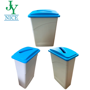 Paper Classification Dustbin Office ideal for Desk-side collection Square Park Ash Bin with Lid Slim Jim Plastic Waste Bin