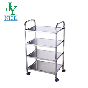 heavy duty 2 tier warehouse Storage Tool Utillity Cart 3 layers hospital Stainless Steel Anesthesia Medical Trolley