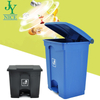 Customized Waste Recycling Bin Household Kitchen Trash Can with Lid 30L 45L 68L 87L HDPE Outdoor Use Garbage Dustbin