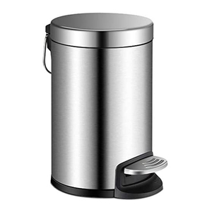 High Quality Cute Little Black Trash Can Small Waste Basket for Office