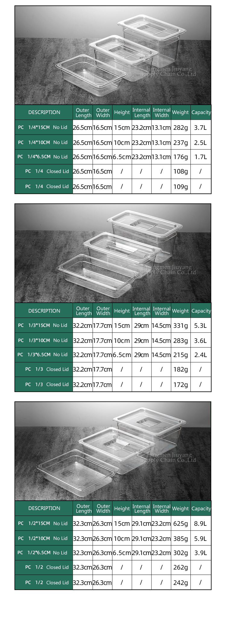 Quick Express Kitchen Storage Food Containers Set Paper Food Container