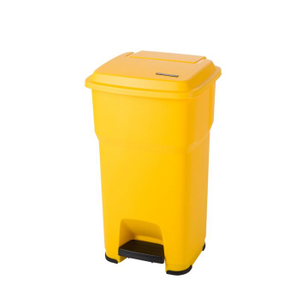 Waste Container Plastic Trash Can with Pedal Office Bin