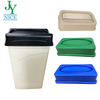 87Qt. Bottle Classification Dustbin Square Park Ash Bin with Lid Waste Container Slim Jim Plastic Waste Bin