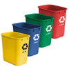 Dustbin Plastic Waste Bin for Bathroom Recycle Dustbin Touchless Plastic Trash Bin 
