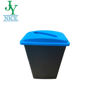 Plastic Classified Environmental DustBin with Lid 90L Paper And Bottle Classification Waste Separation Bin
