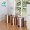 Foot Pedal small trash can with lid for bathroom Stainless Steel Garbage Bin Bathroom Trash Cans with Lids