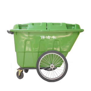 Cleaning Cart 50 65 Gallon Trash Can Outdoor Large Garbage Cans with Wheels